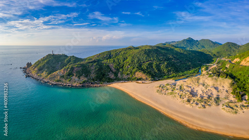 Mon beach near Dai Lanh lighthouse, Phu Yen, Vietnam