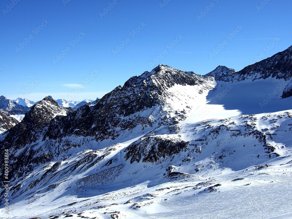 Fototapeta premium Stubaital in Östereich