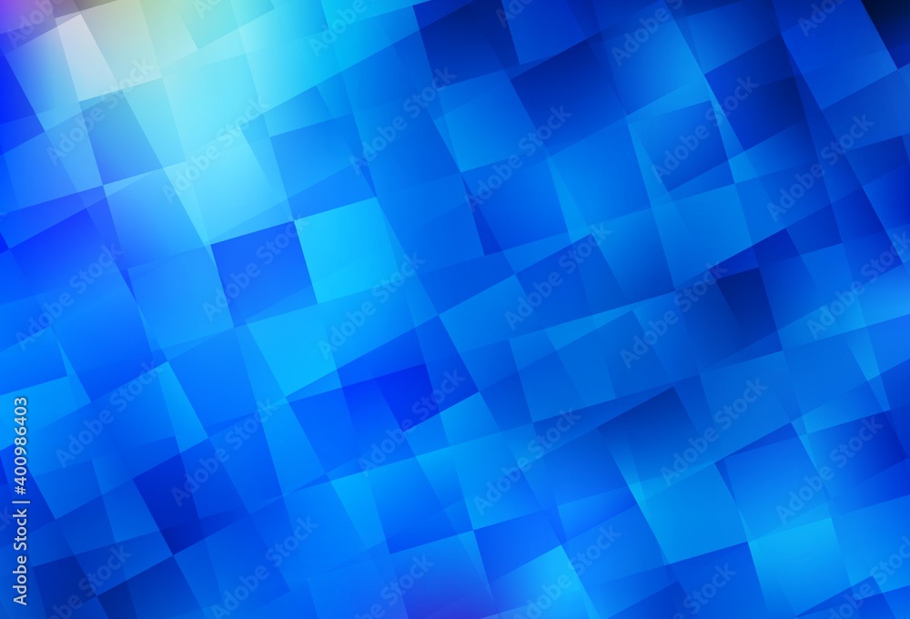 Light BLUE vector texture in rectangular style. Light BLUE vector texture in rectangular style.