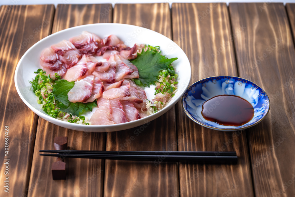 日本の刺し身　和食イメージ