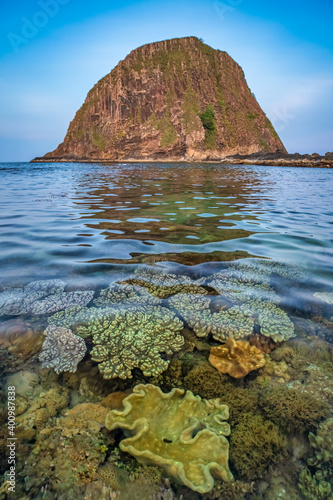 Yen island famous tourist destination of Phu Yen, Vietnam