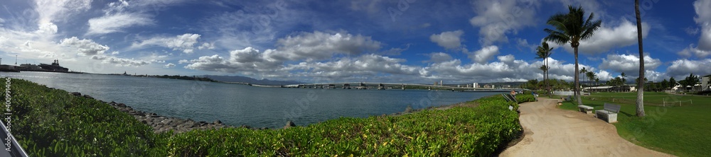 panorama landscape in Hawaii