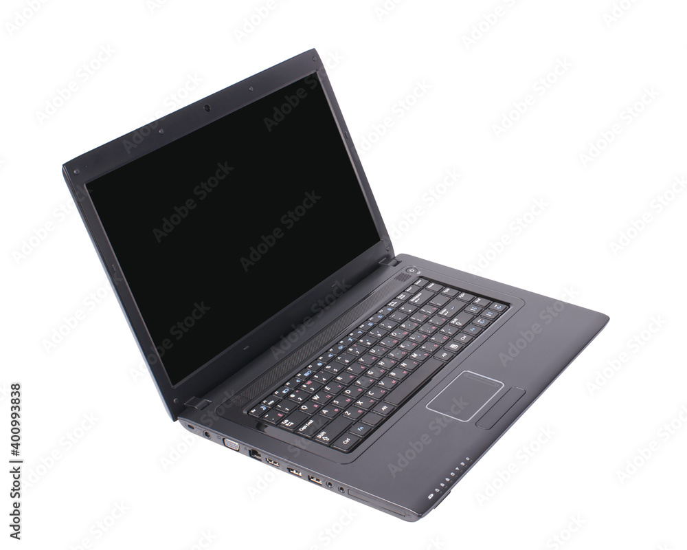 laptop on white background laptop on white background