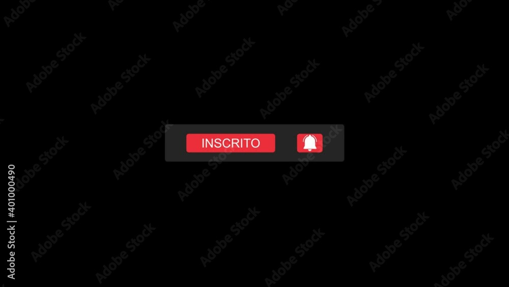 Youtube Subscribe Button in Brazil Portuguese Language With Alpha Matte Channel Youtube Subscribe Button in Brazil Portuguese Language With Alpha Matte Channel