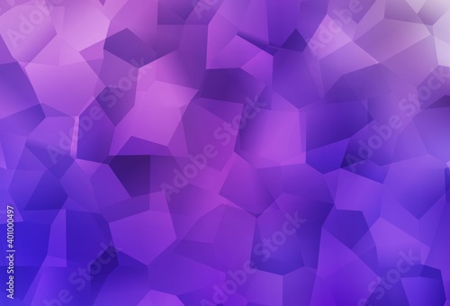 Fototapeta Naklejka Na Ścianę i Meble -  Light Purple, Pink vector background with abstract shapes.