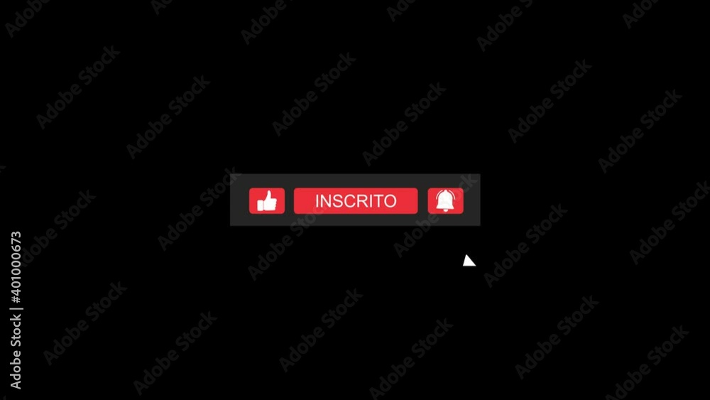 Subscribe Button in Brazil Portuguese Language With Alpha Matte Channel Subscribe Button in Brazil Portuguese Language With Alpha Matte Channel