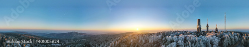 Panorama Taunus über den Wolken © Taunus-Copter