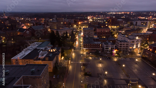Downtown Bangor Maine USA