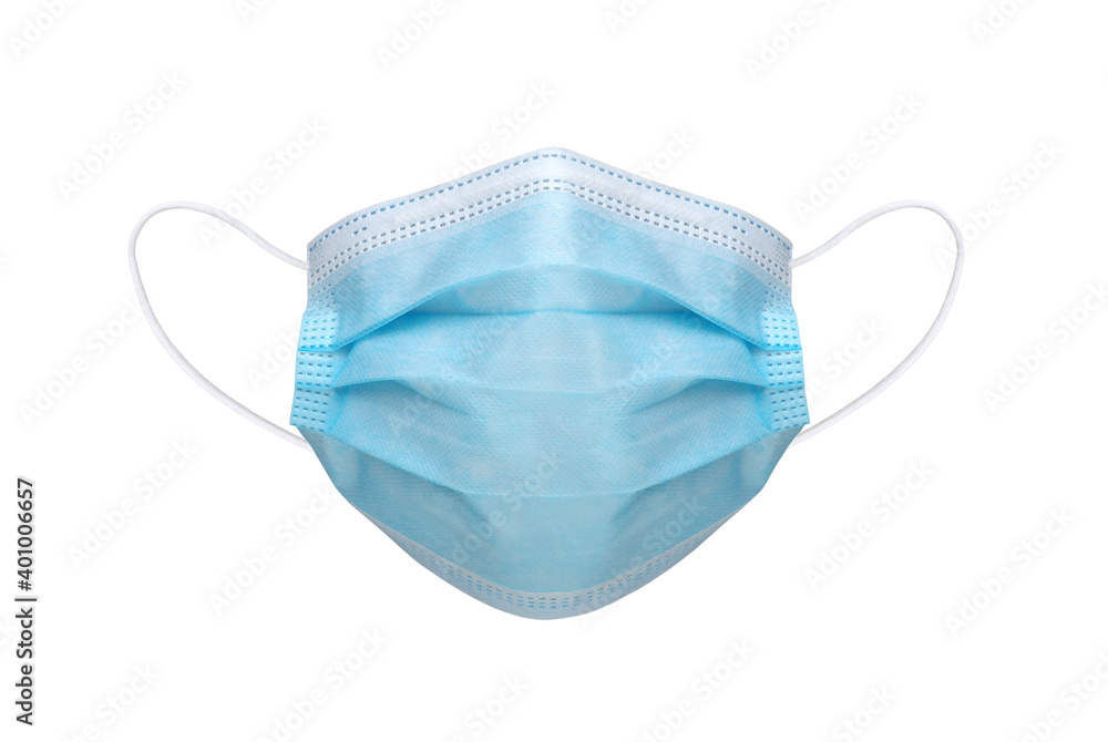 Medical protective mask isolated on a white Medical protective mask isolated on a white