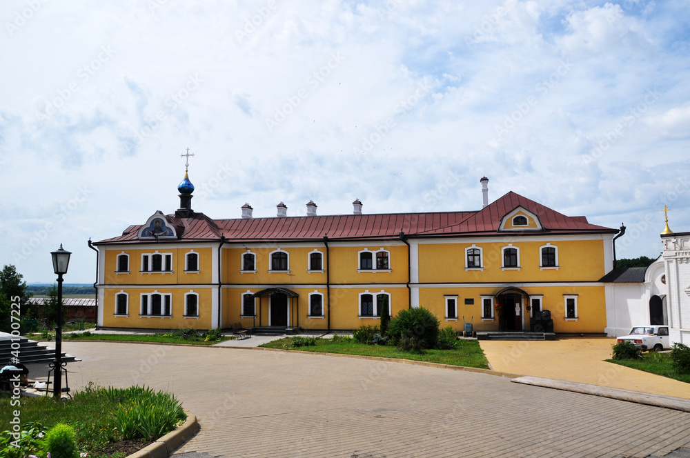 The refectory of the monastery. John the Theologian Monastery, Poshupovo, Ryazan Region, July 2, 2019