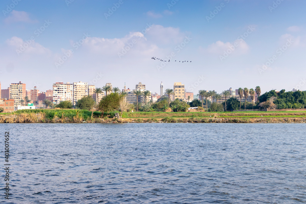 river Nile in Egypt, Cairo 