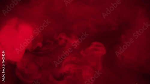 Texture of colored smoke close up. View from above.