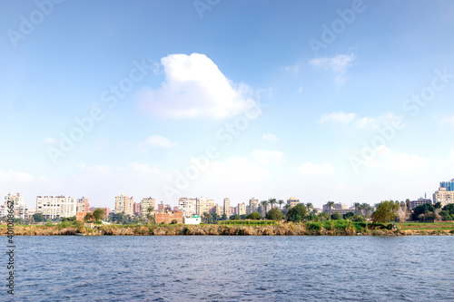 river Nile in Egypt  Cairo 