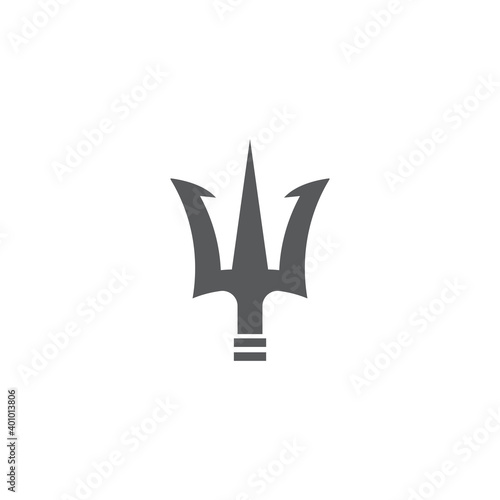 Trident Logo Template vector icon