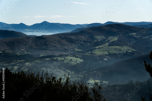 Alpine view of the mountains in north Spain © Dario