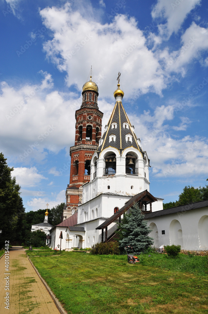 Small bell tower. John the Theologian Monastery, Poshupovo, Ryazan Region, July 2, 2019