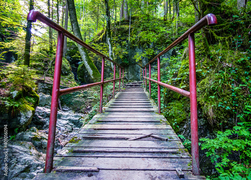 old wooden bridge