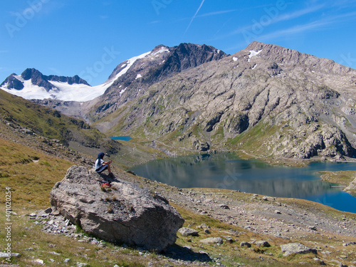 glacier de saint sorlin - col de la croix de fer - savoie - FRANCE photo