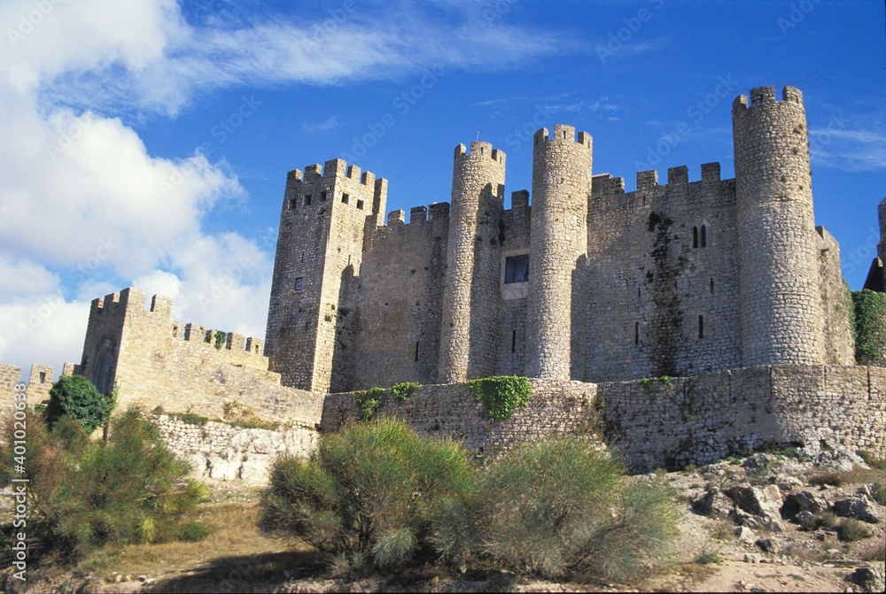 Castelo de Óbidos (Óbidos castel), Portugal, Europe