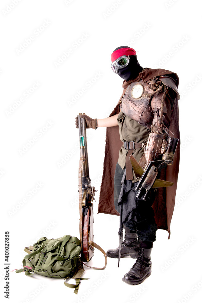 Obraz premium post-apocalyptic soldier