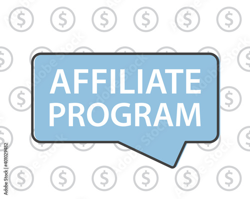 affiliate program concept- vector illustration