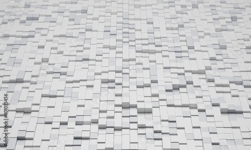 Square block structure background