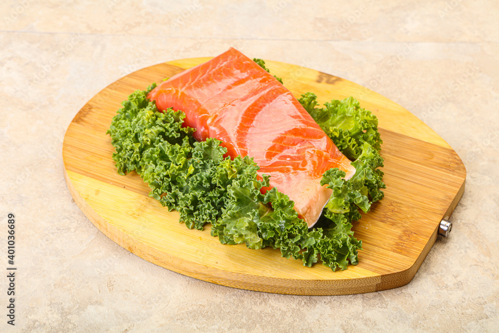 Salmon fillet slice for cooking Salmon fillet slice for cooking