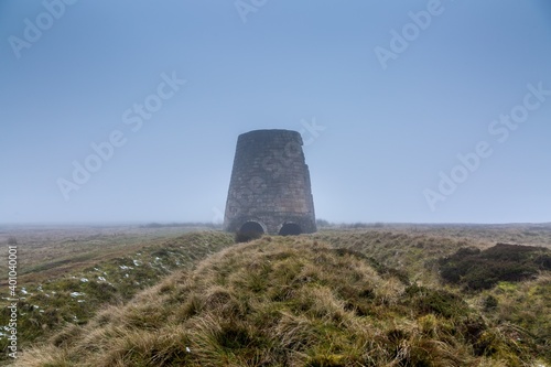 An old dis-used Kiln on the moors over Cumbria, that was previously used in the Lead mines, as the mist closes in © Paul Jackson
