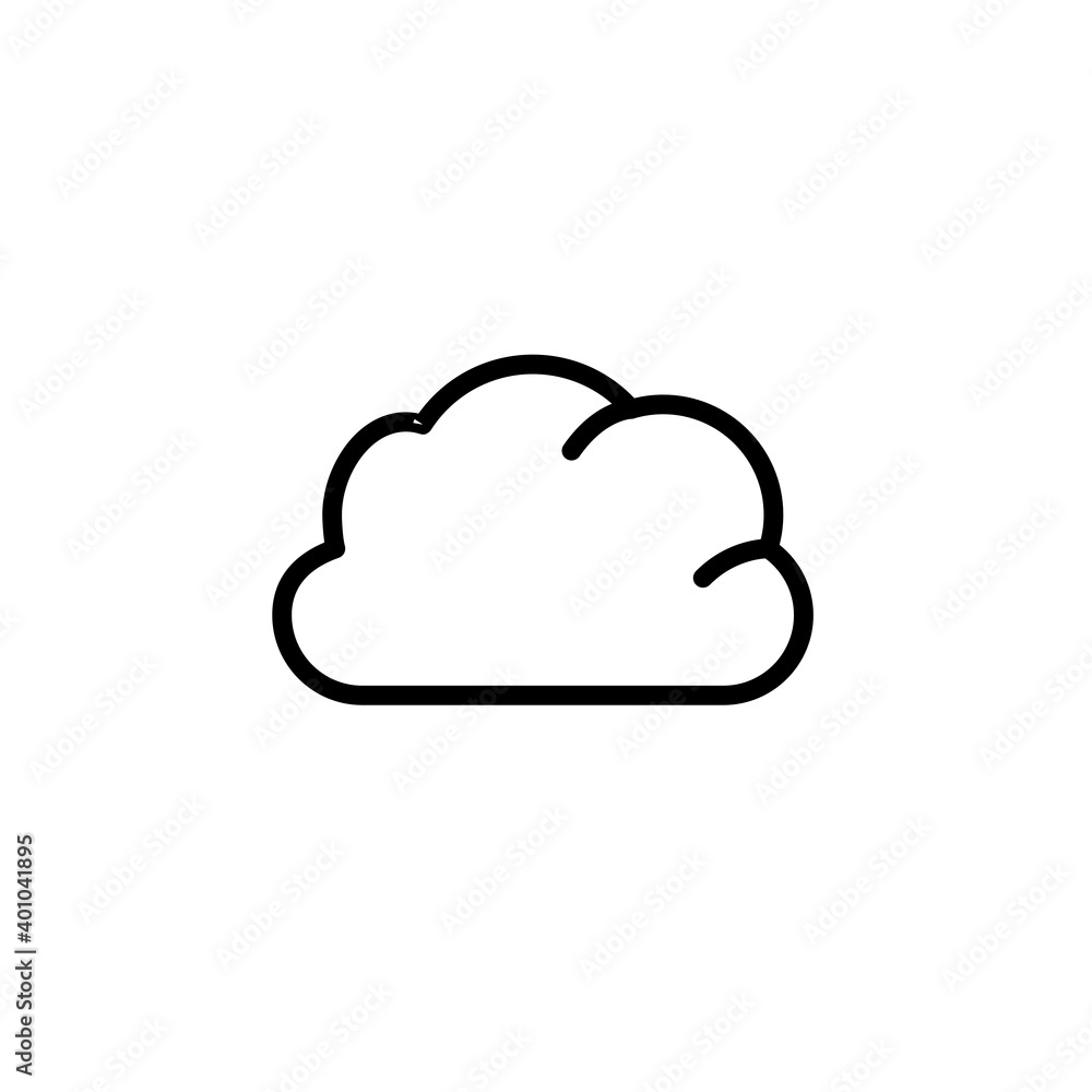 Cloud icon. Season and weather icons, outline style. Vector Cloud icon. Season and weather icons, outline style. Vector