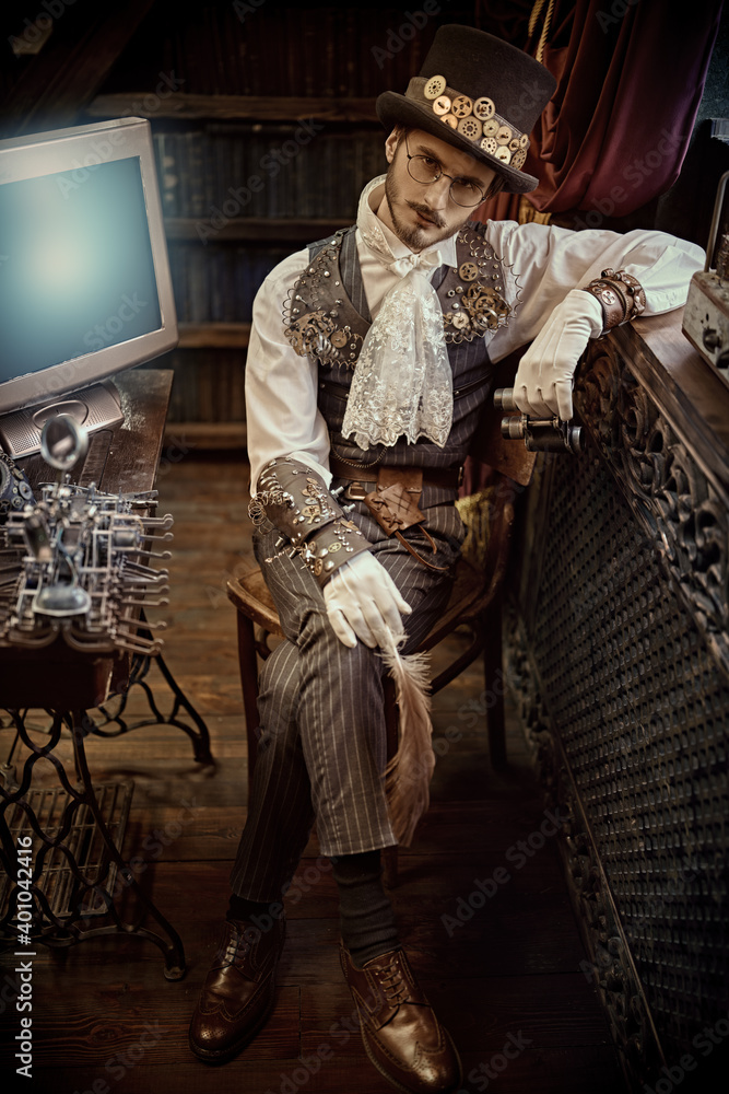 Obraz premium portrait of steampunk