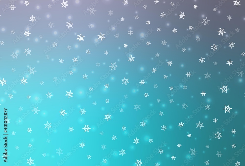 Light Pink, Blue vector background in Xmas style.