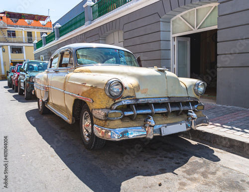 classic car on the street in santiago de cuba, cuba © Anselm
