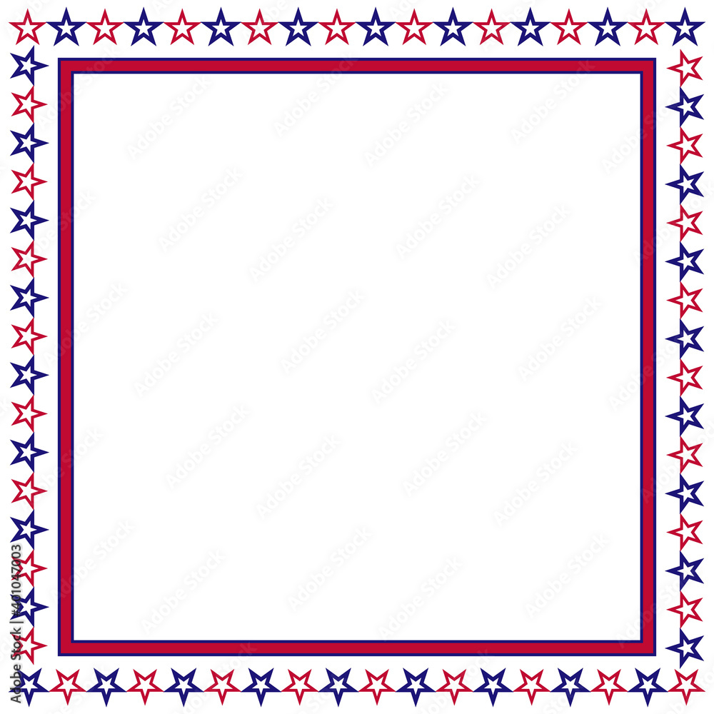 Patriotic border divider american usa flag Patriotic border divider american usa flag