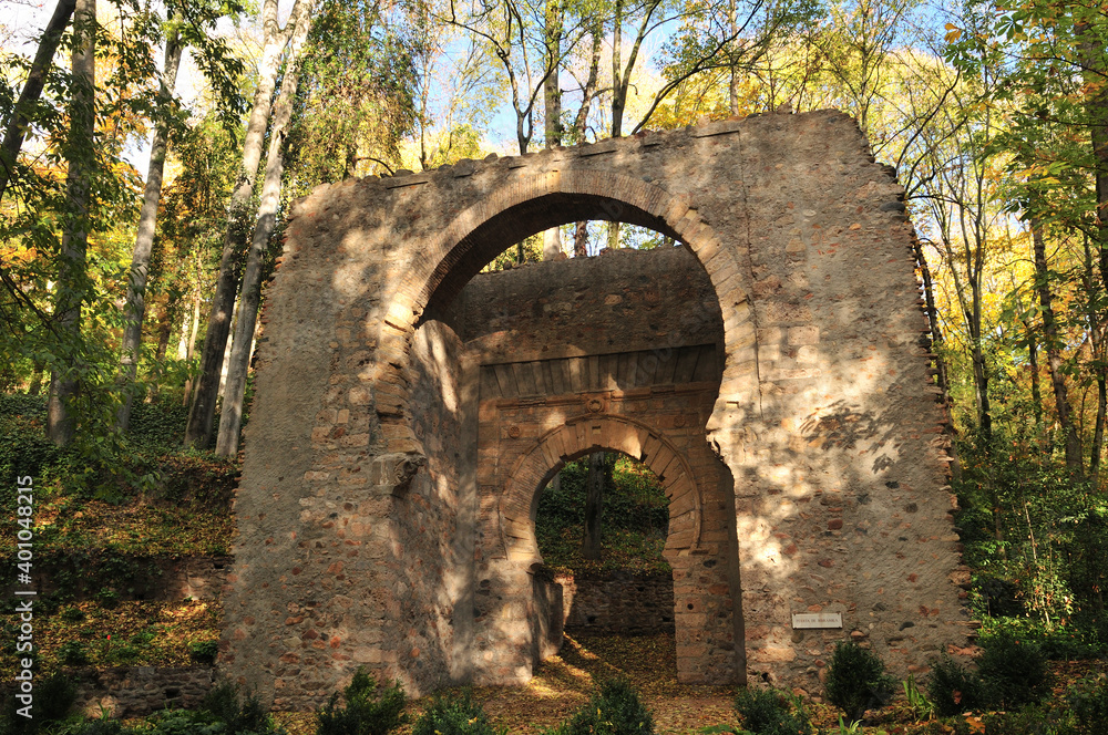 Puerta Bib-Rambla, Granada, Alhambra. recently restored (December 2020)