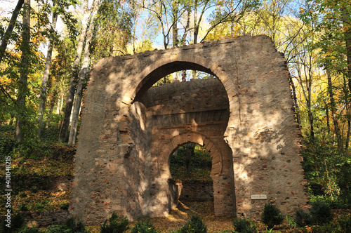 Obraz na płótnie Puerta Bib-Rambla, Granada, Alhambra. recently restored (December 2020) w salonie