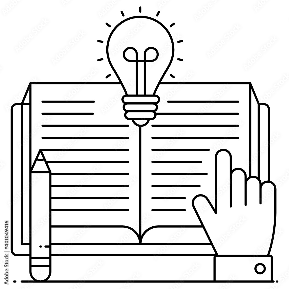 An icon design of reading book, flat outline editable vector
An icon design of reading book, flat outline editable vector