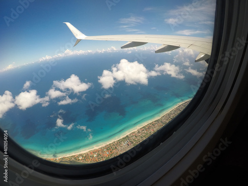 view from airplane window