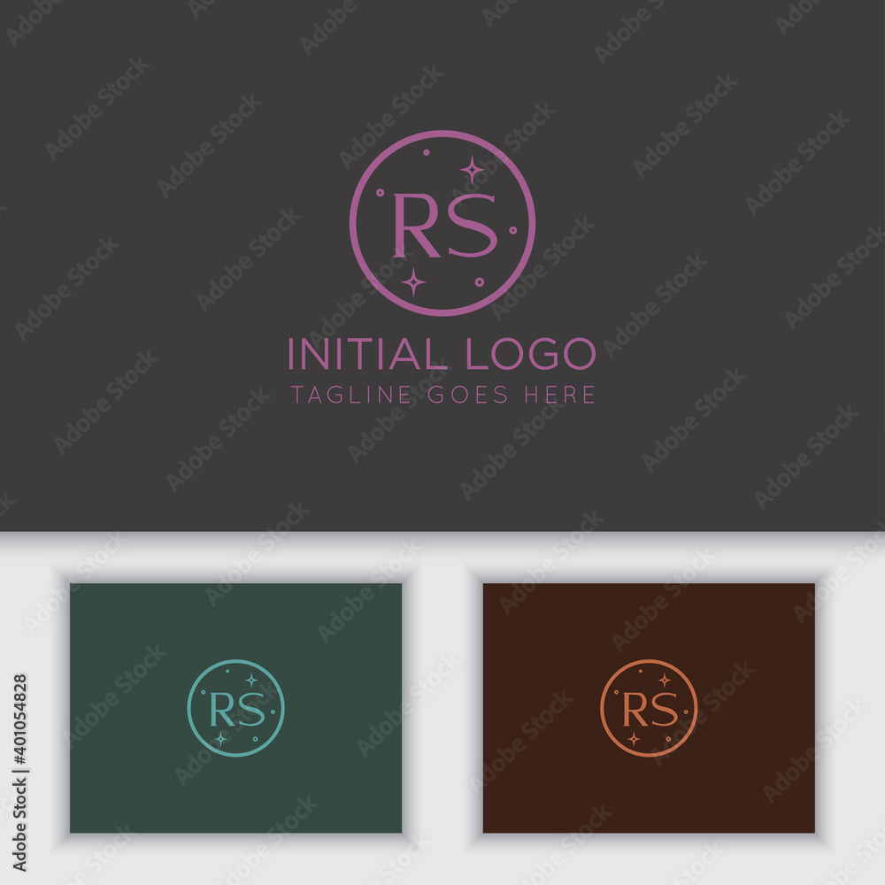 illustration vector graphic initial rs letter logo best for branding and icon illustration vector graphic initial rs letter logo best for branding and icon