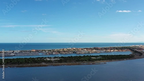 Survol de Port-Leucate, du Barcarès et la Franqui photo