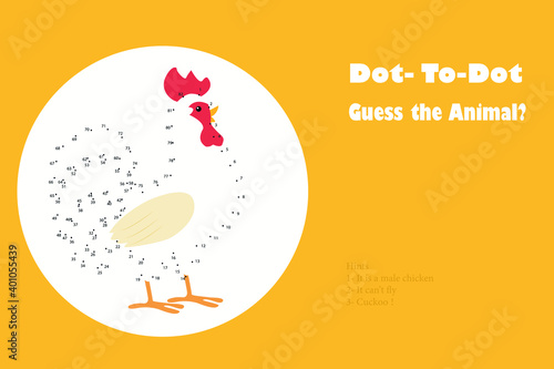 rooster dot to dot 