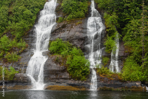 Fototapeta Naklejka Na Ścianę i Meble -  Side by Side Waterfalls