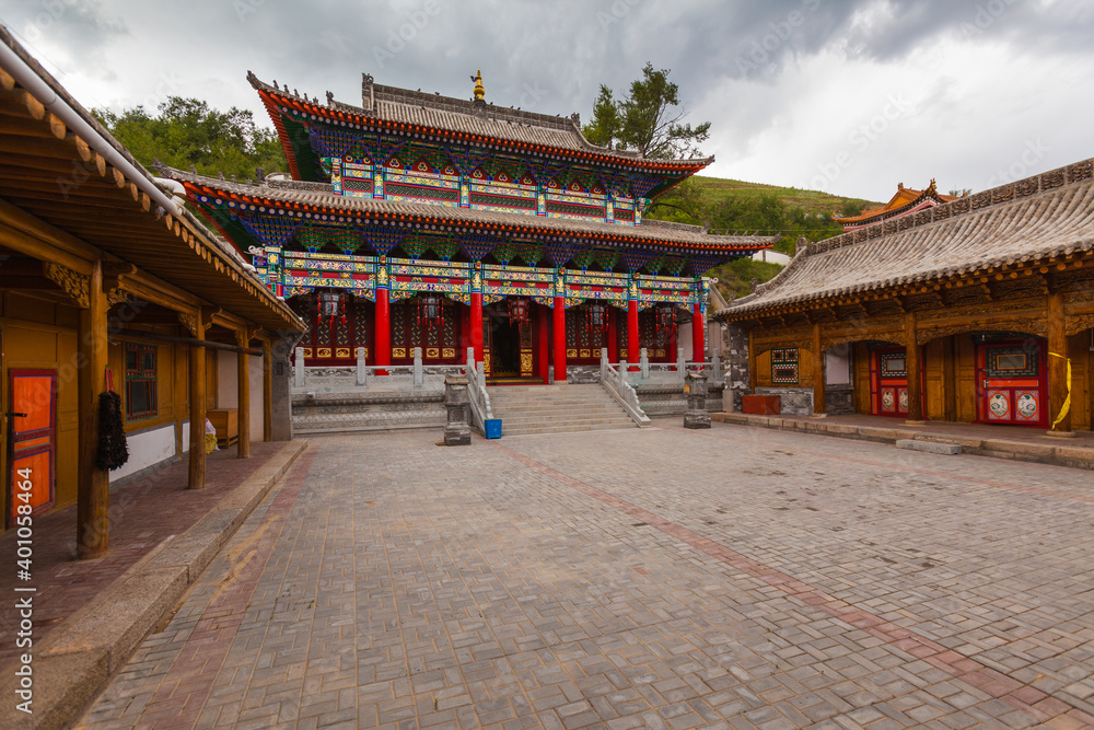 Kumbum monastery in the vicinity of Xining, Qinghai, China Kumbum monastery in the vicinity of Xining, Qinghai, China