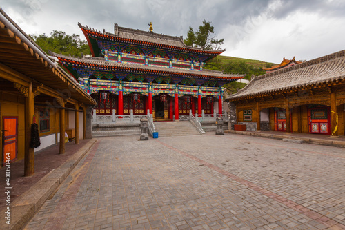 Kumbum monastery in the vicinity of Xining  Qinghai  China