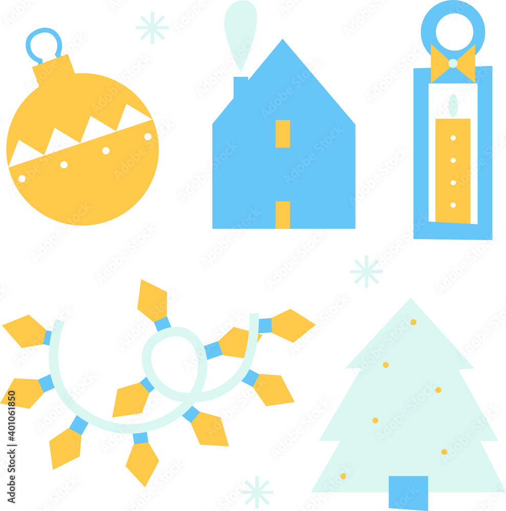 Christmas stickers set. Scandinavian winter elements christmas tree, toys, house, garland, lantern cartoon flat style. Christmas illusration for card, poster, web, logo, scrapbooking, sticker pack. Christmas stickers set. Scandinavian winter elements christmas tree, toys, house, garland, lantern cartoon flat style. Christmas illusration for card, poster, web, logo, scrapbooking, sticker pack.