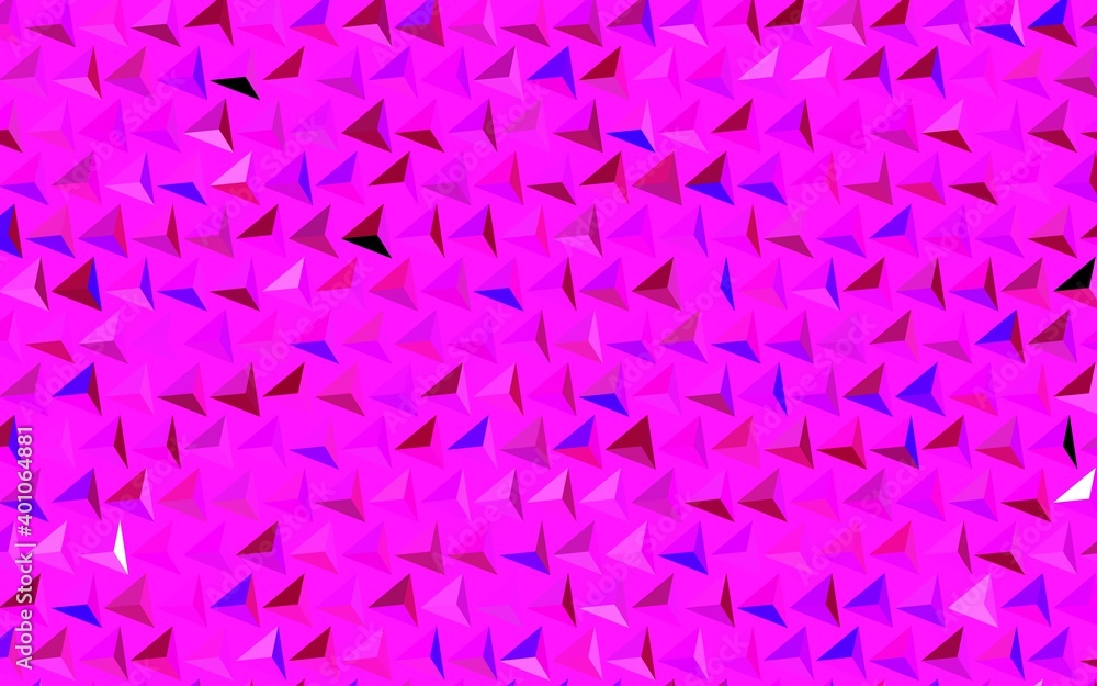 Dark Purple, Pink vector pattern with polygonal style. Dark Purple, Pink vector pattern with polygonal style.