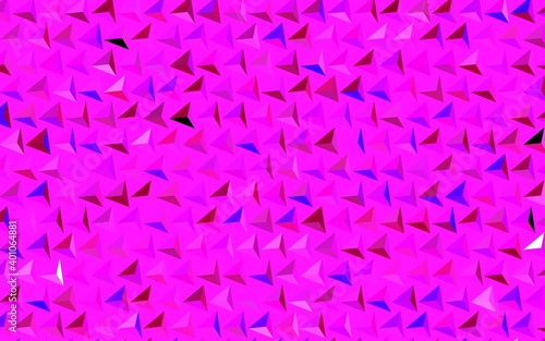 Dark Purple, Pink vector pattern with polygonal style.