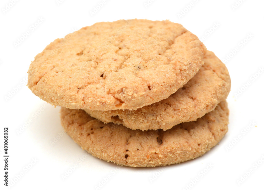 Sweet cookies isolated on a white background Sweet cookies isolated on a white background
