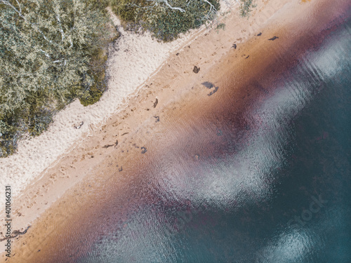Aerial Beach - drone shot