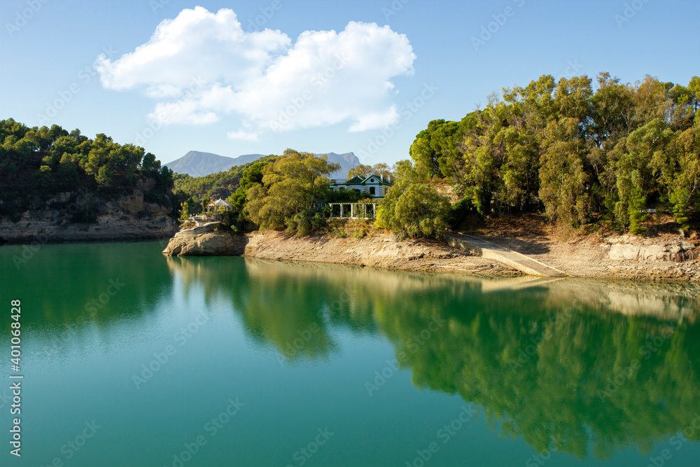 Lakes of El Chorro in Spain