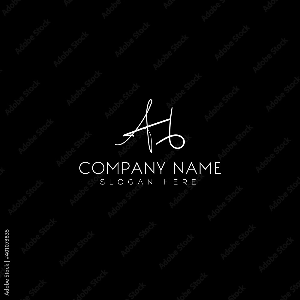 AB A B initial handwriting logo template. signature logo concept. Hand-drawn Calligraphy lettering illustration. AB A B initial handwriting logo template. signature logo concept. Hand-drawn Calligraphy lettering illustration.